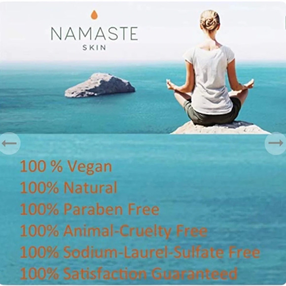 NAMASTE Skin Turmeric Daily Herbal Facial Cleanser New Unopened Size 8 oz 240ml - Picture 5 of 7